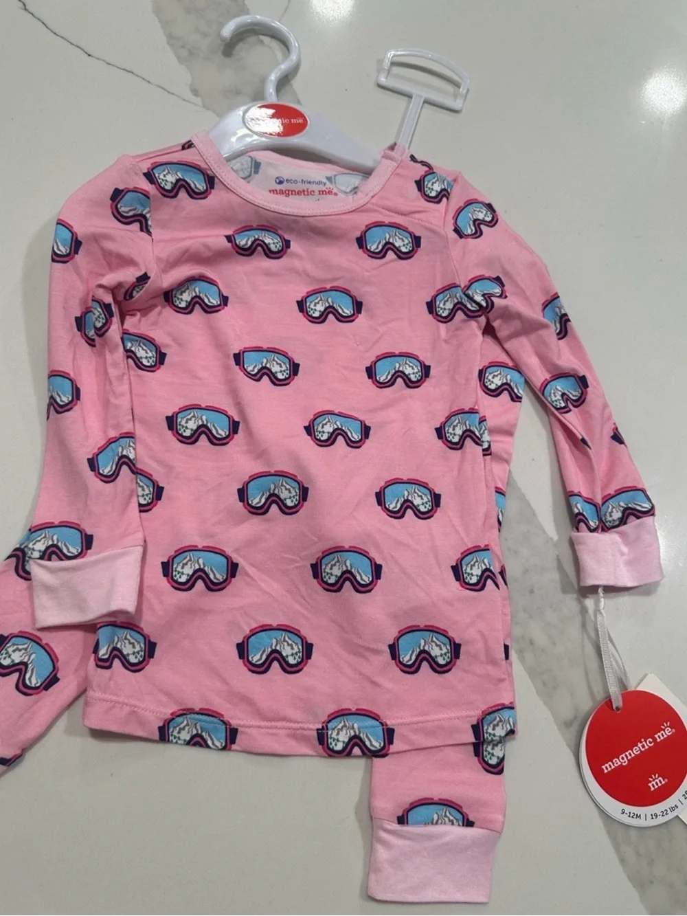 Magnetic Me PJ Set Pink Powder Playtime 9-12M